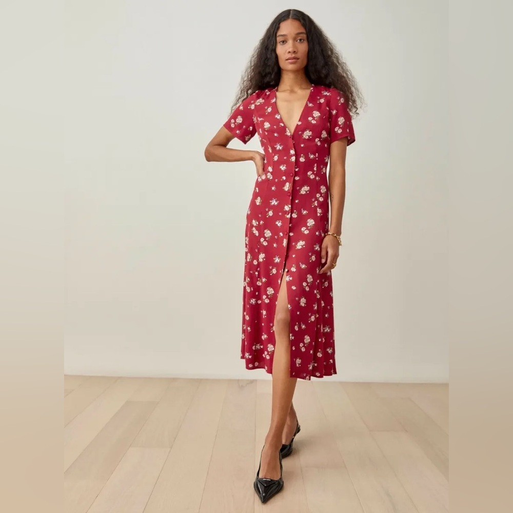Reformation Locklin Dress in Cassia